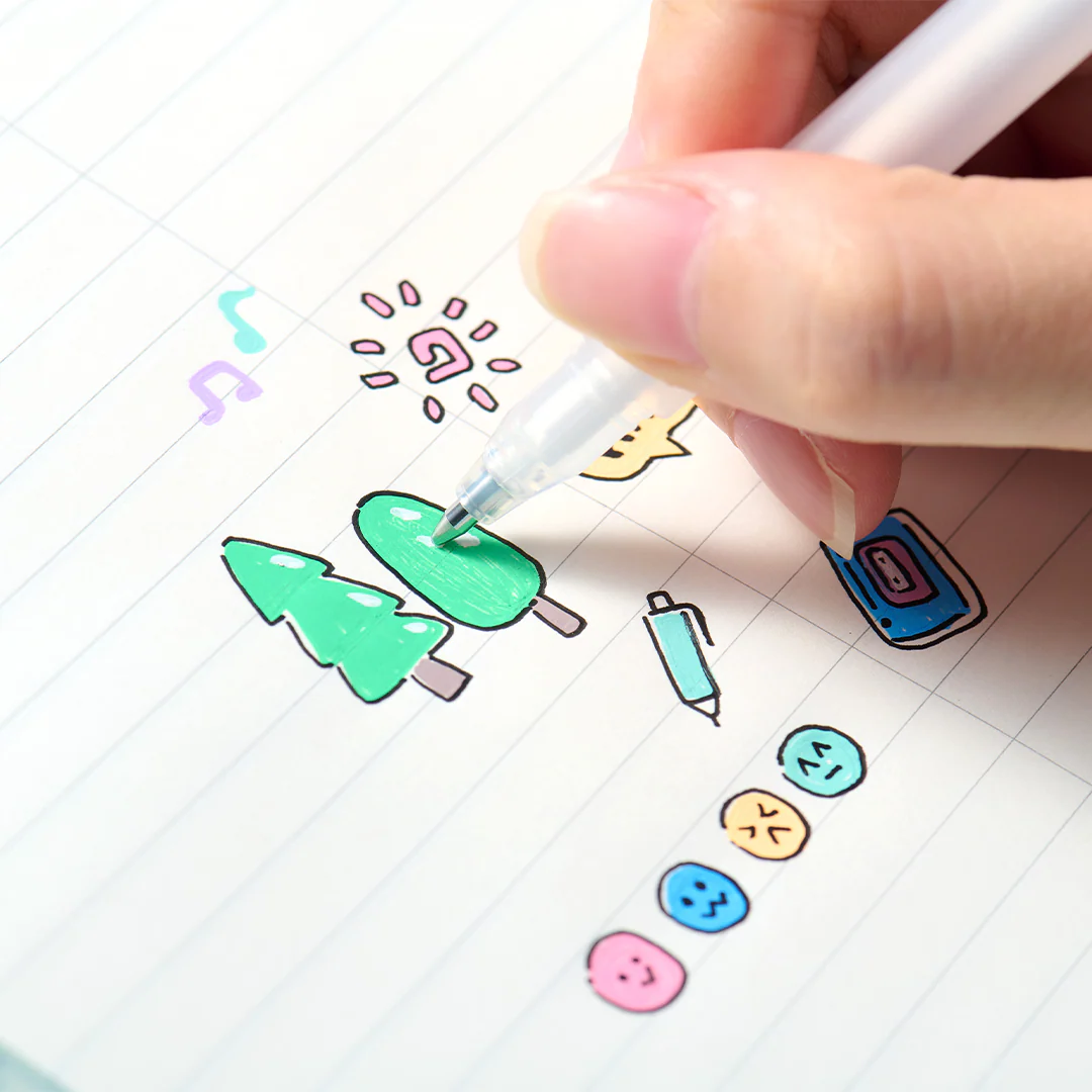 Base 12 Mix Color Gel Pen Set - Image 7