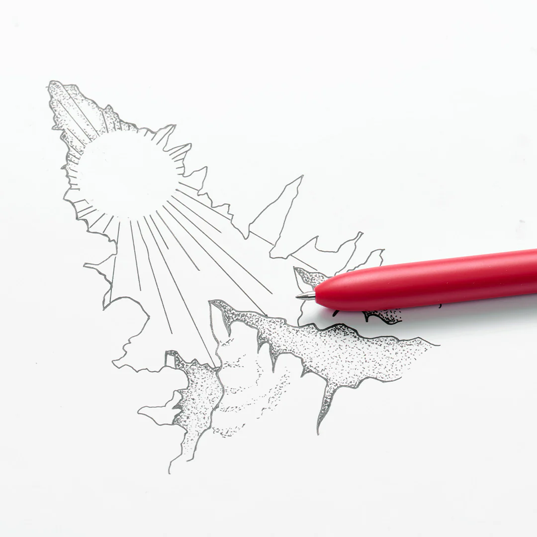 Dip Retractable 0.5 Gel Ink Pen - Image 9