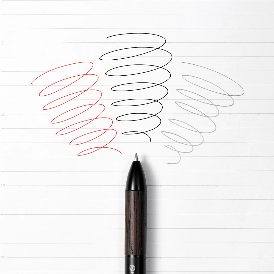 Easy 3 in 1 Metal/Wooden Multifunctional Pen - Image 7