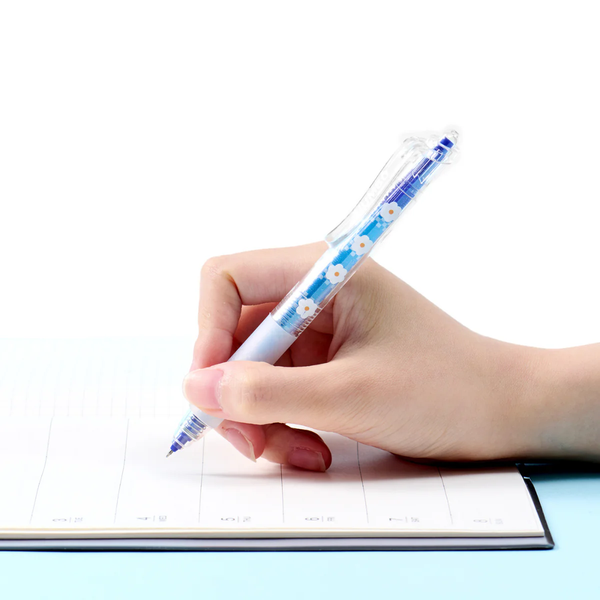 Jumbo Flower Retractable Gel Pen Set - Image 11