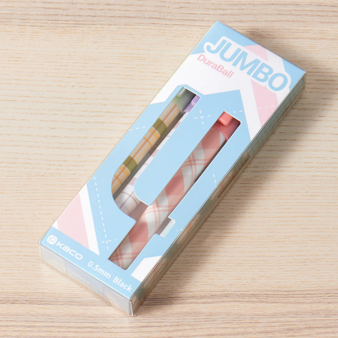 Jumbo Plaid Gel Pen Set - Image 3
