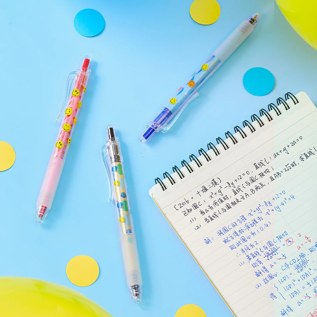 Jumbo SmileyWorld Gel Pen Set - Image 3