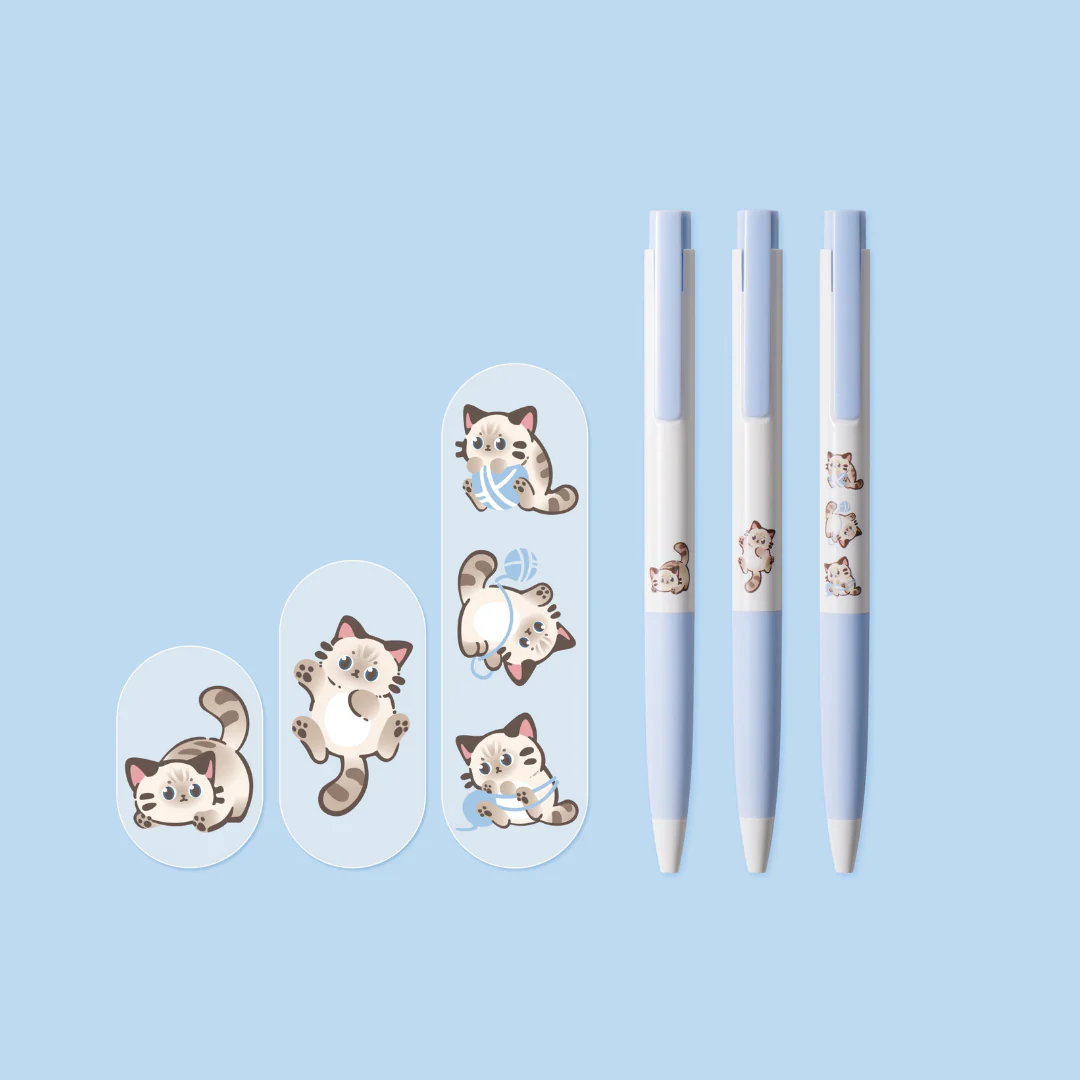 K7 Cat Gel Pen Set - Image 4