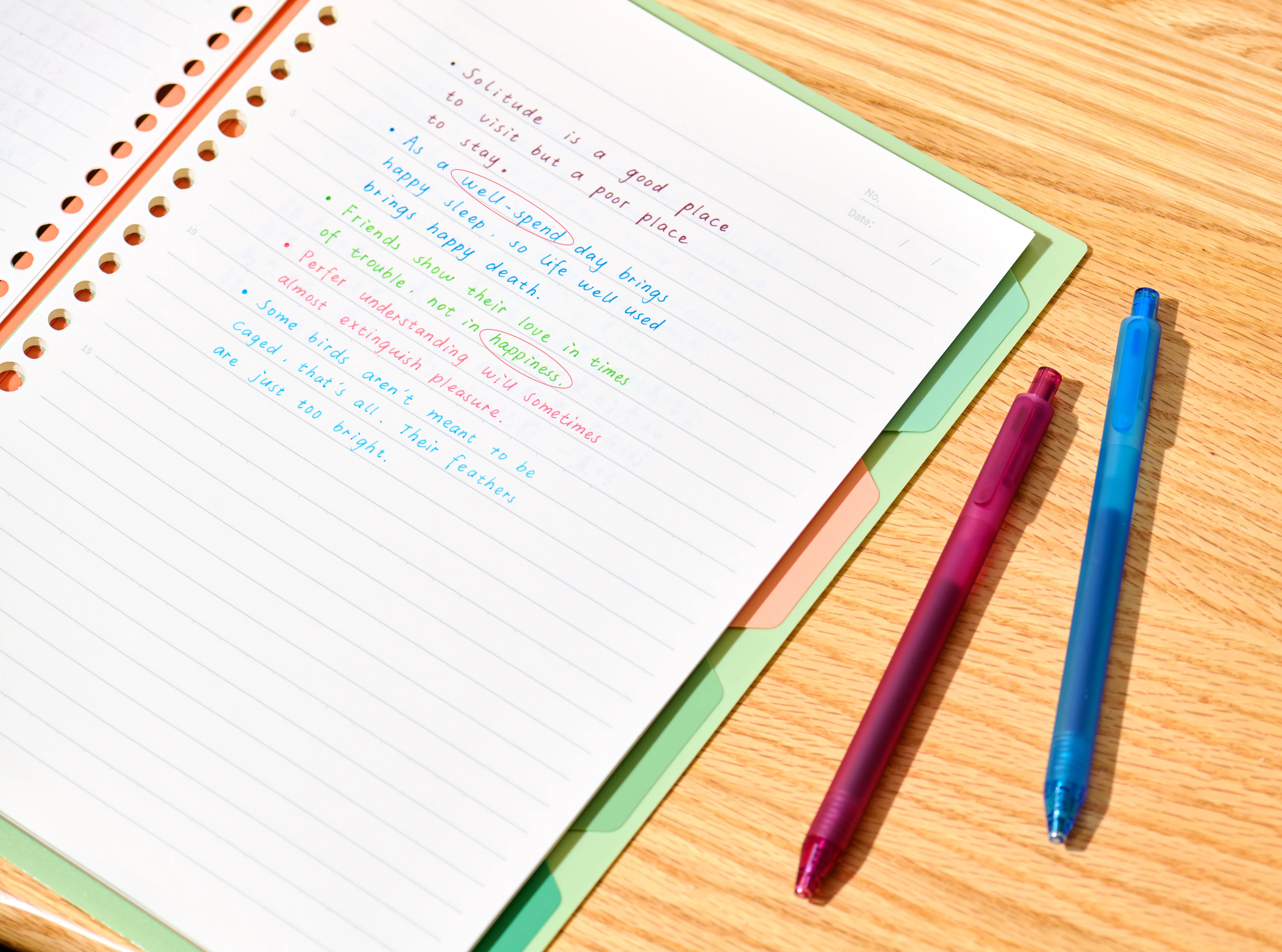 Pure Forest Morning Gel Pen Set - Image 7