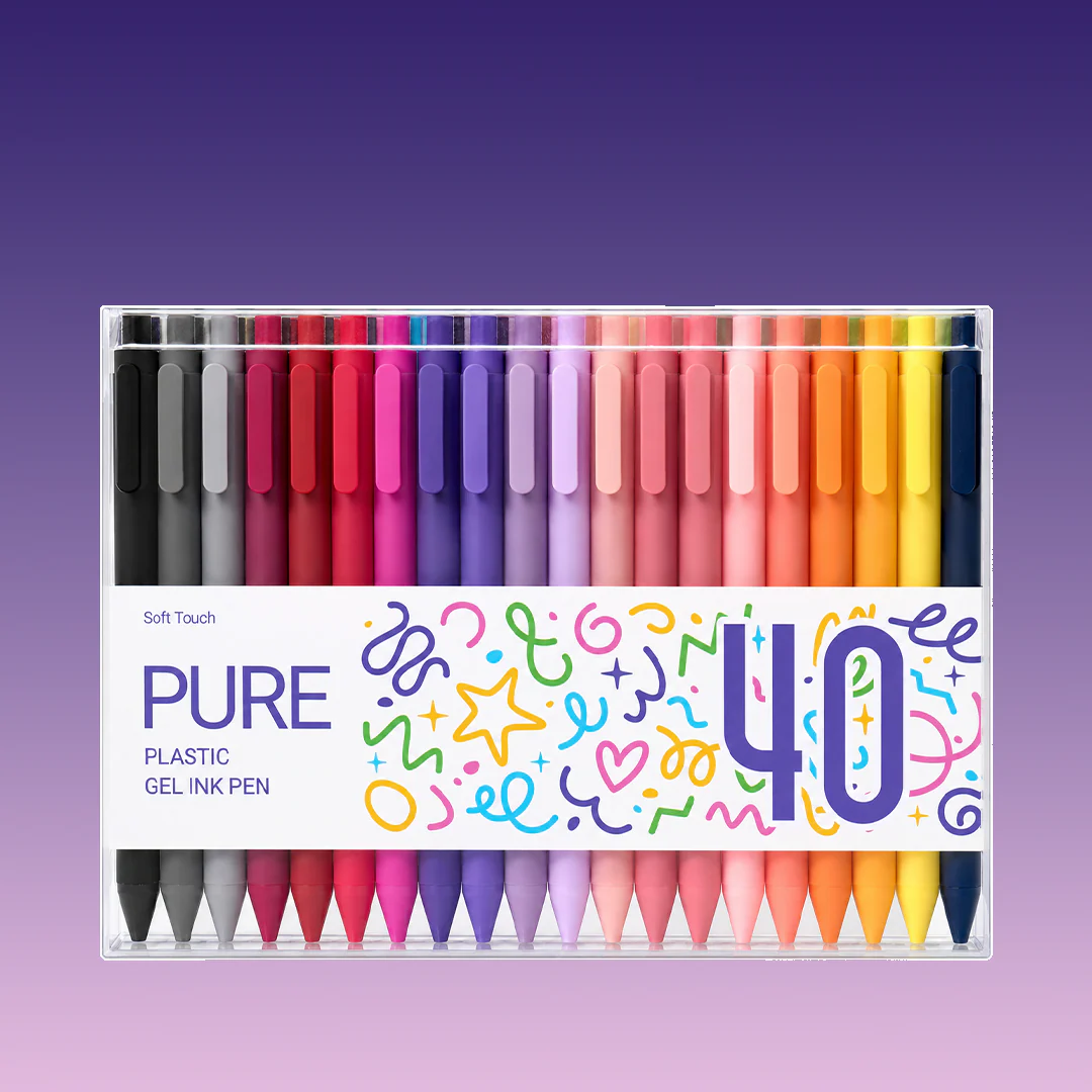 Pure Studio 40 Color Gel Pen Set