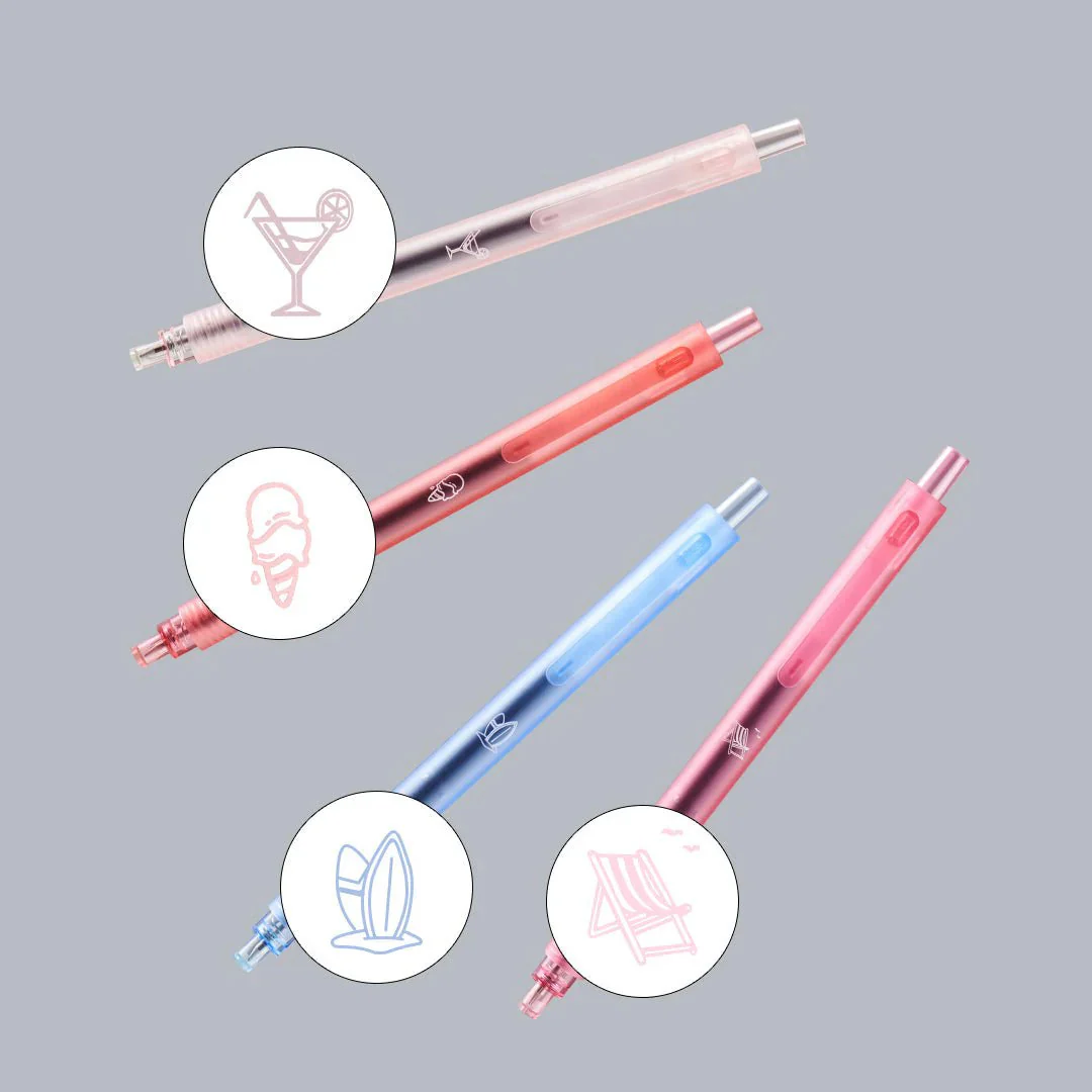 Rocket Beach Sunset Gel Pen Set - Image 3