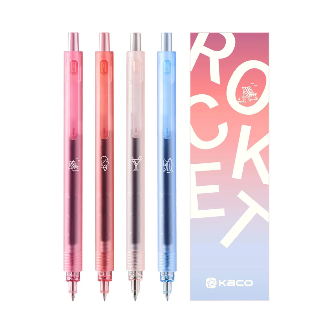 Rocket Beach Sunset Gel Pen Set - Image 4